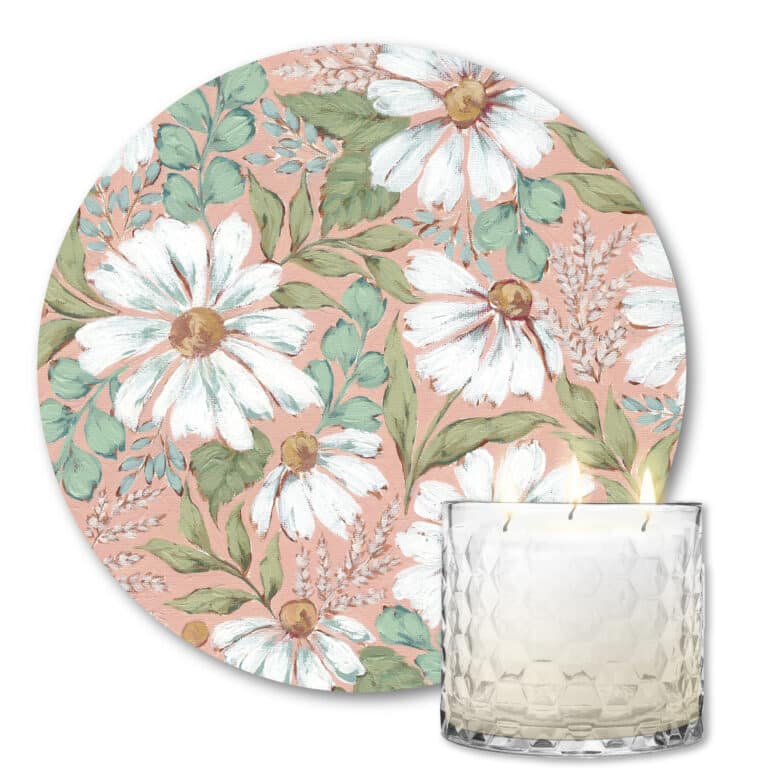 Wildflowers Soy Candle & Spring Has Sprung Artboard Set