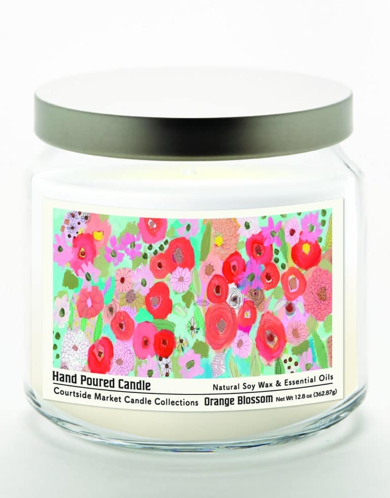12.8 oz Dream of Lovely Soy Wax Candle Glass Jar