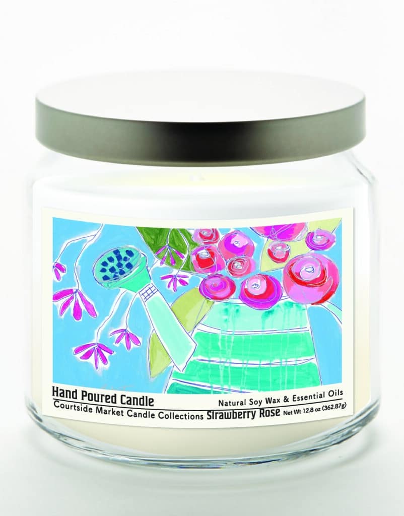 12.8 oz Lucky JadeWater Can Soy Wax Candle Glass Jar