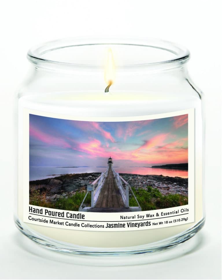 16 oz Sunset Soy Wax Candle Glass Jar