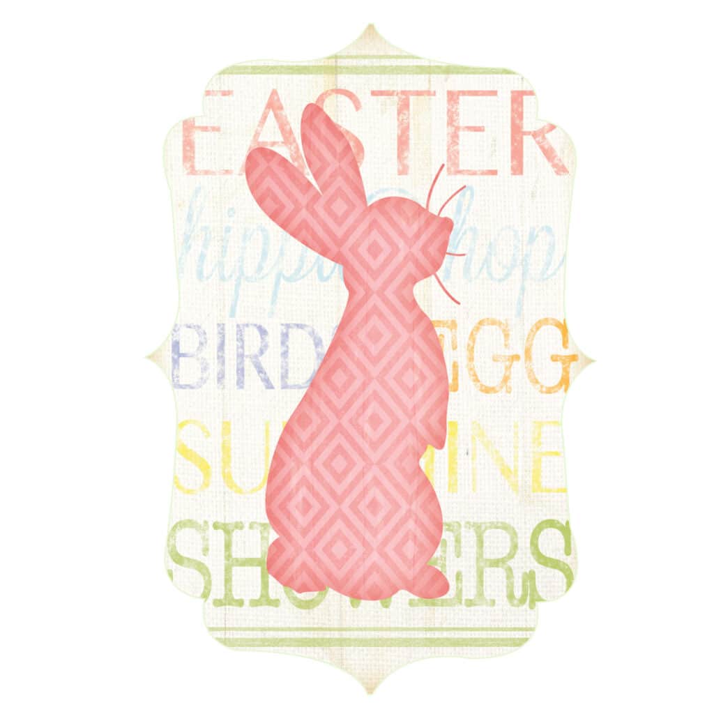 Easter on the Farm II 20×30 Wall Decal