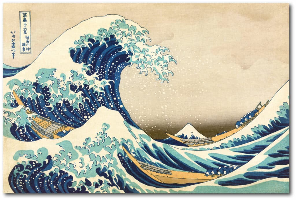 The Great Wave Off Kanagawa 40×60 Wall Decal