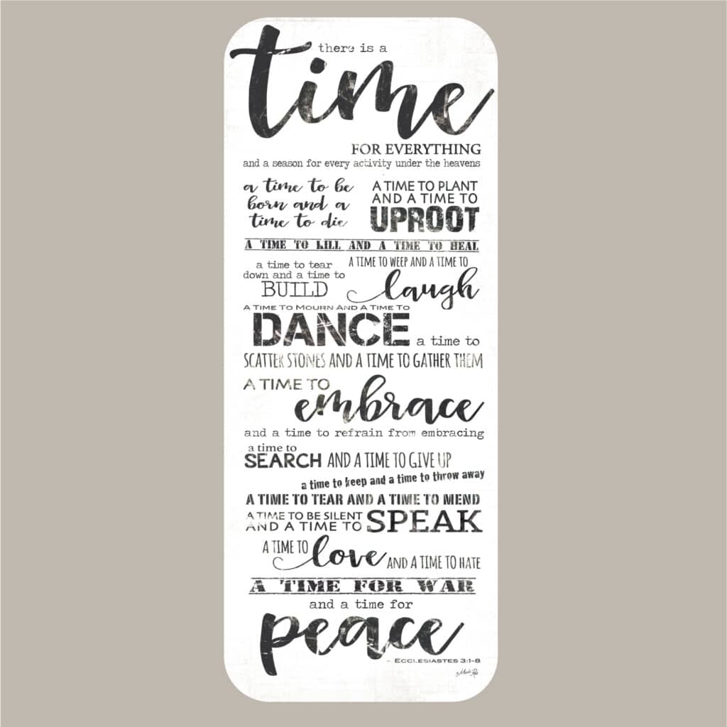 Time 12×30 Wall Decal
