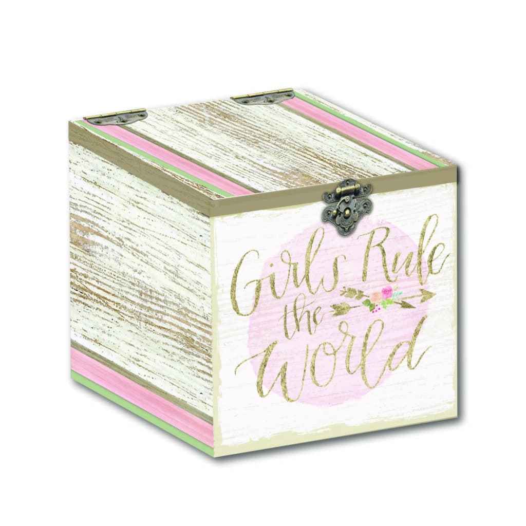 Girls Rule Decorative 12″x12″ Storage ArtBox