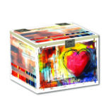 Graffiti Heart Decorative 12″x16″ Storage ArtBox