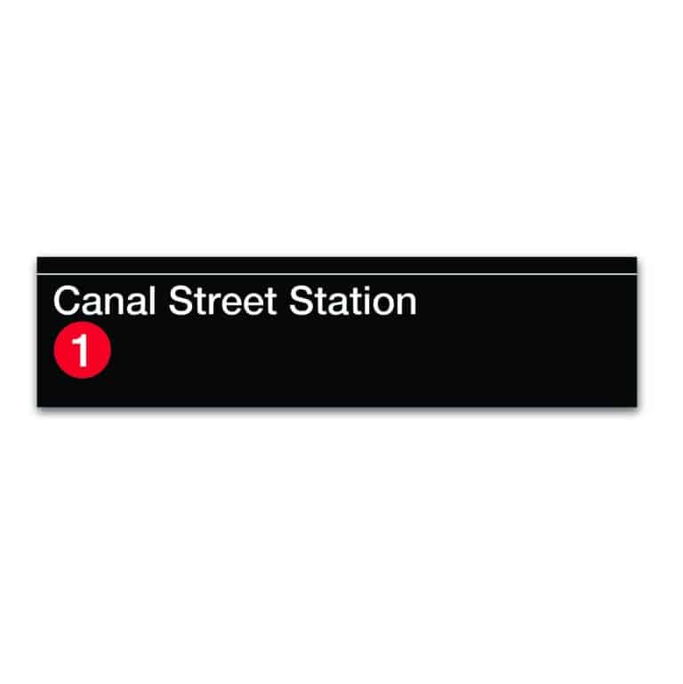 MTA Collection ‘Canal Street Station’ Wood Sign Decor
