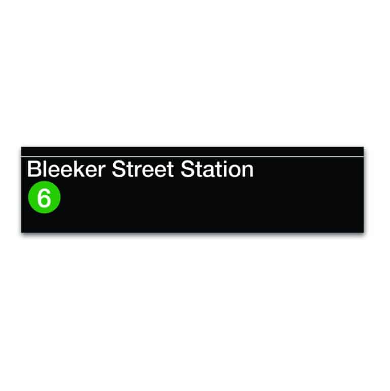 MTA Collection ‘Bleeker Street Station’ Wood Sign Decor