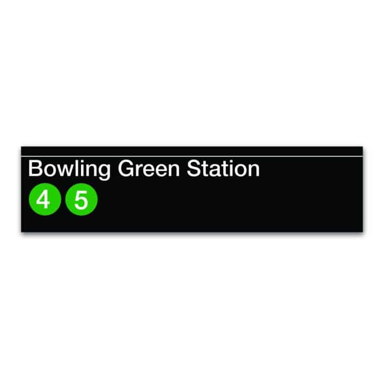 MTA Collection ‘Bowling Green Station’ Wood Sign Decor
