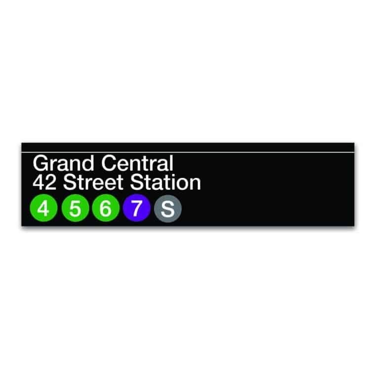 MTA Collection ‘Grand Central 42 Street Station’ Wood Sign Decor