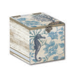 Coastal Seahorse Decorative 12″x12″ Storage ArtBox