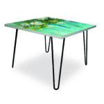 Water Lily Pond Square 24″x24″ Indoor/Outdoor Table
