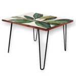 Magnolia Leaves II Square 24″x24″ Indoor/Outdoor Table