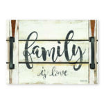 Family is Love 14″x 20″ Indoor/Outdoor Decorative Tray