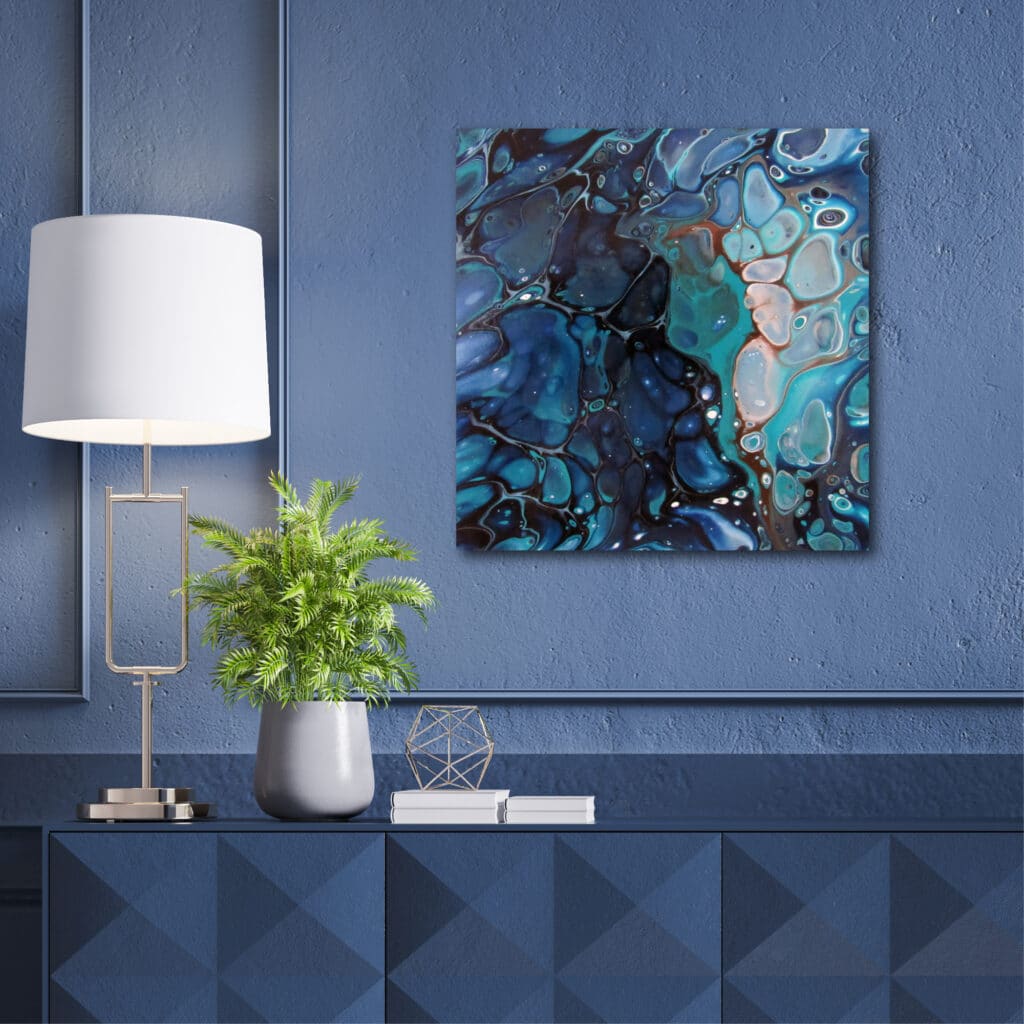 Denise Anderson Blue & Turquoise Gallery-Wrapped Canvas Wall Art