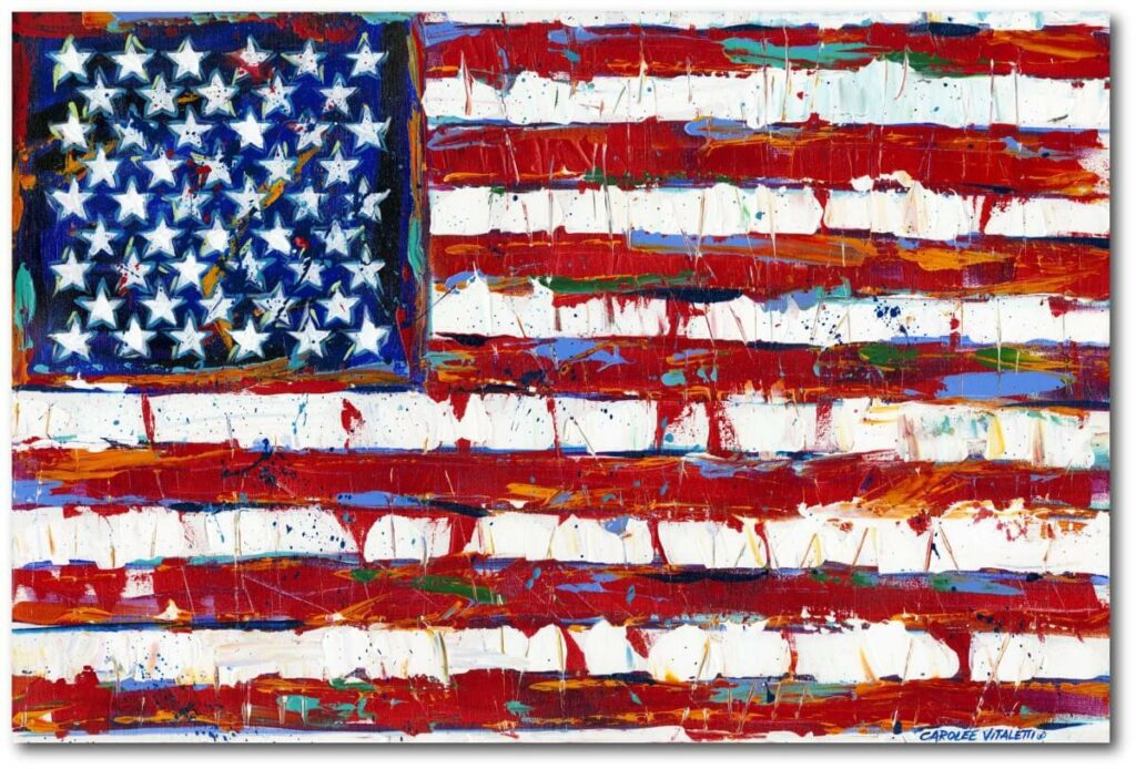 American Flag Gallery-Wrapped Canvas