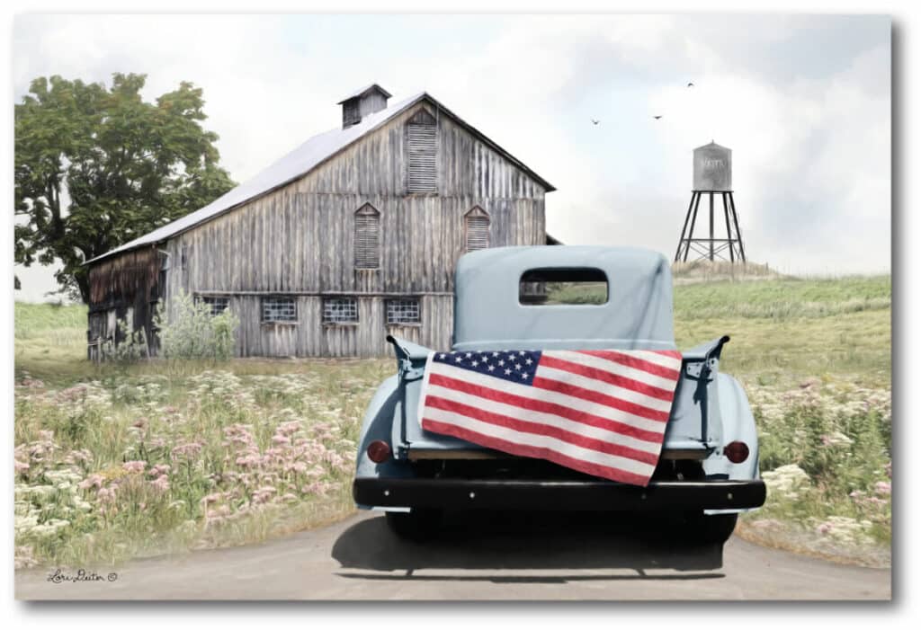 American Tailgating Gallery-Wrapped Canvas