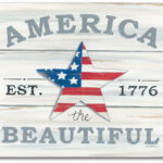 America the Beautiful Star Gallery-Wrapped Canvas
