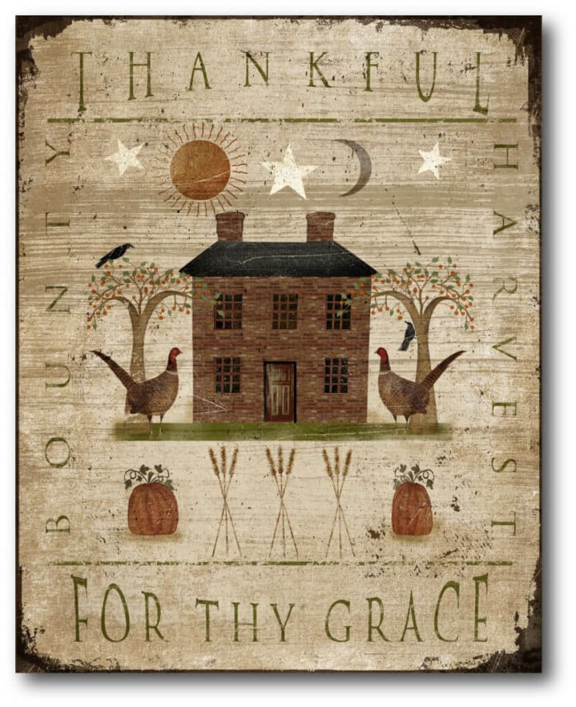 Thankful for Thy Grace Gallery-Wrapped Canvas
