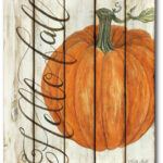 Hello Fall Gallery-Wrapped Canvas