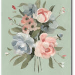 Pastel Bouquet II Gallery-Wrapped Canvas