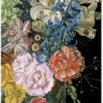 Baroque Floral I Gallery-Wrapped Canvas