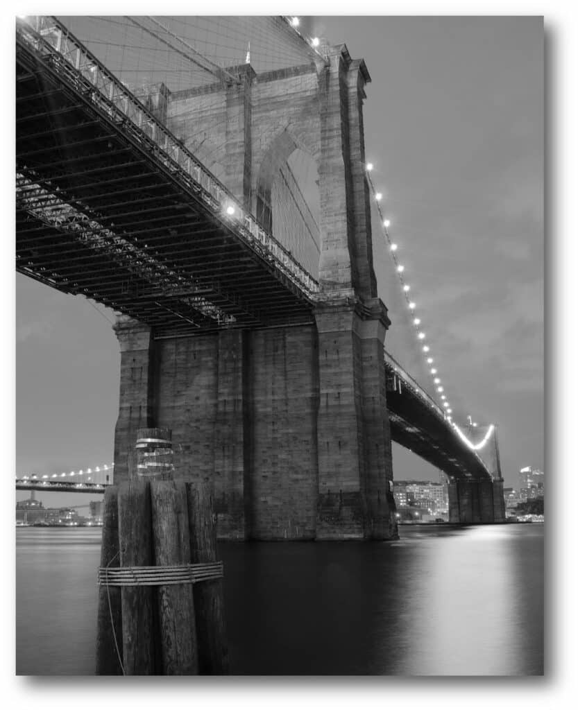 NYC Collection ‘Brooklyn Bridge Shadow’ Gallery-Wrapped Canvas