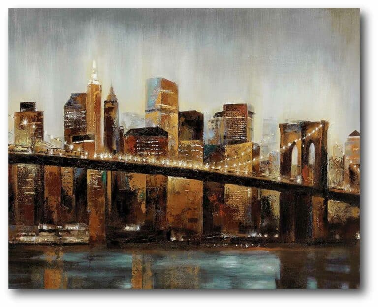 NYC Collection ‘Brooklyn Bridge I’ Gallery-Wrapped Canvas