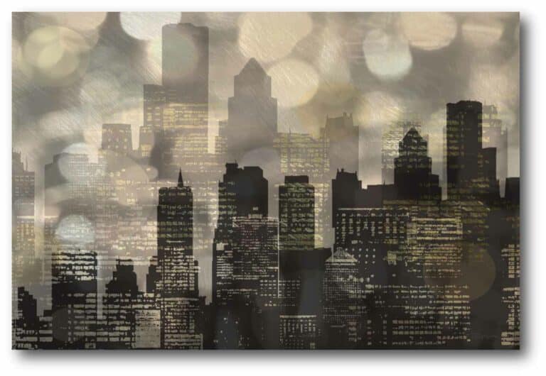 NYC Collection ‘City Lights’ Gallery-Wrapped Canvas