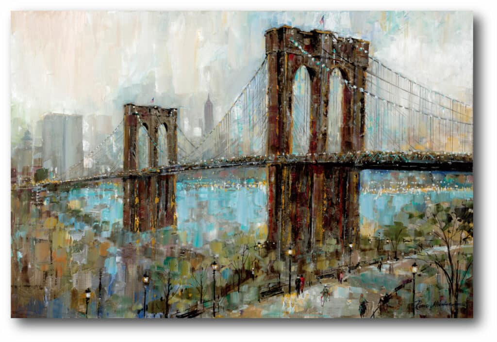 NYC Collection ‘View From The Promenade’ Gallery-Wrapped Canvas