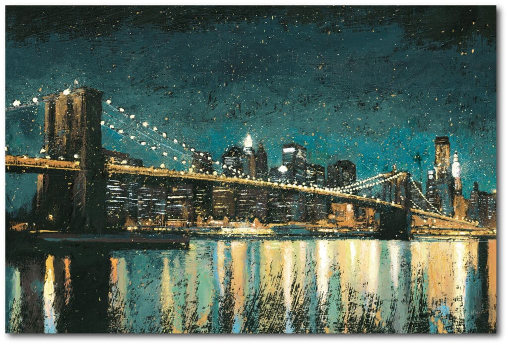 NYC Collection ‘A Bright City Lights’ Gallery-Wrapped Canvas