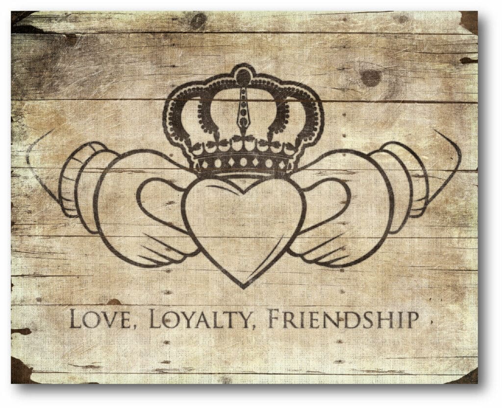 Love, Loyaily, Freindship Gallery-Wrapped Canvas