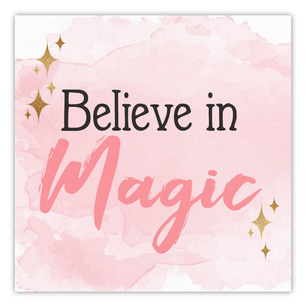 Believe In Magic Gallery-Wrapped Canvas