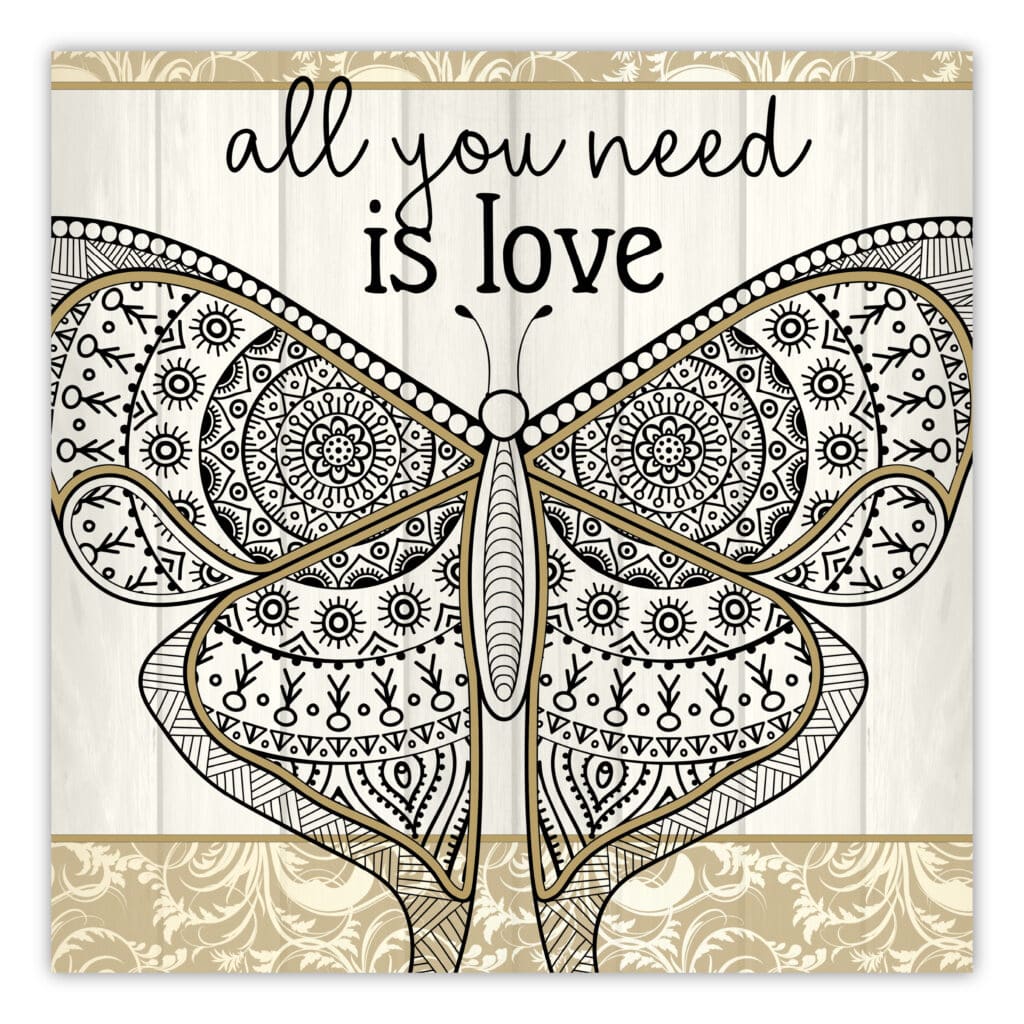 All You Need is Love Gallery-Wrapped Canvas