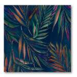 Marta Cortese Navy Palms Gallery-Wrapped Canvas