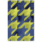 Marta Cortese Blue & Yellow Herringbone Gallery-Wrapped Canvas