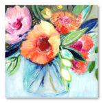 Fantasy Flowers Gallery-Wrapped Canvas
