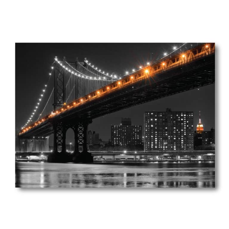 NYC Collection East River Reflection Acrylic Wall Art
