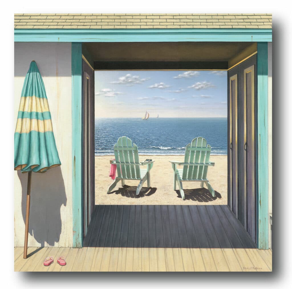 Daniel Pollera Beach Club Gallery-Wrapped Canvas