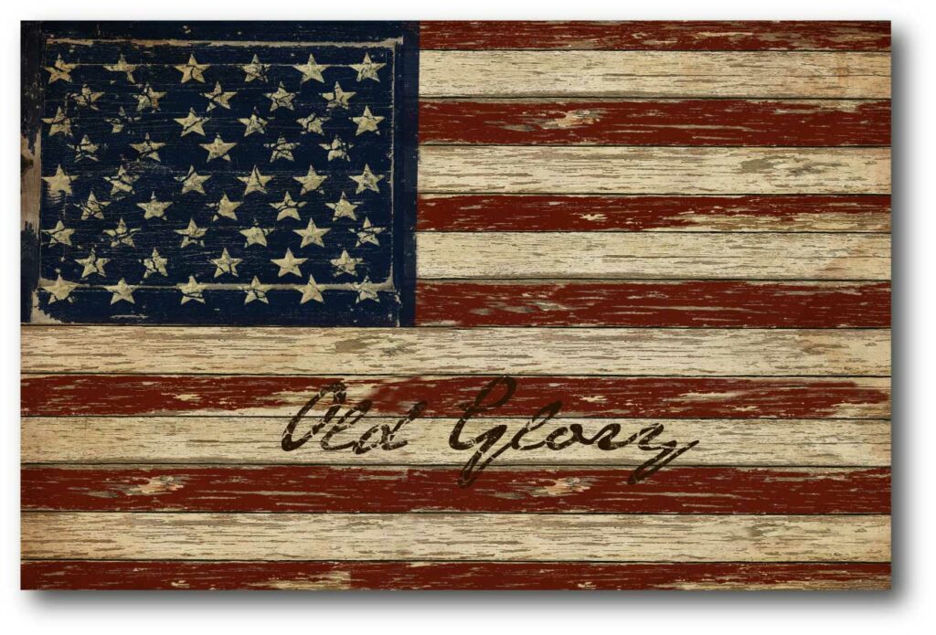 Old Glory’ American Flag Gallery-Wrapped Canvas