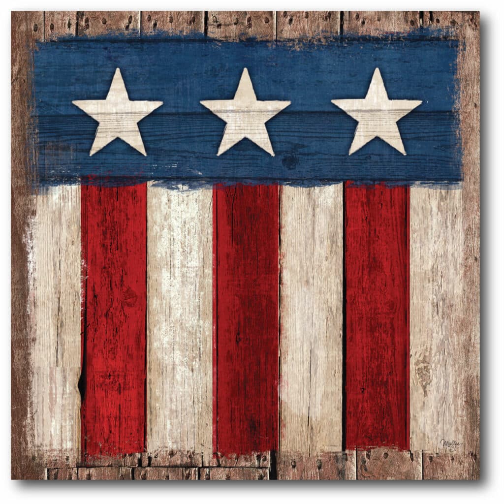 Red,White & Blue Glory Gallery-Wrapped Canvas