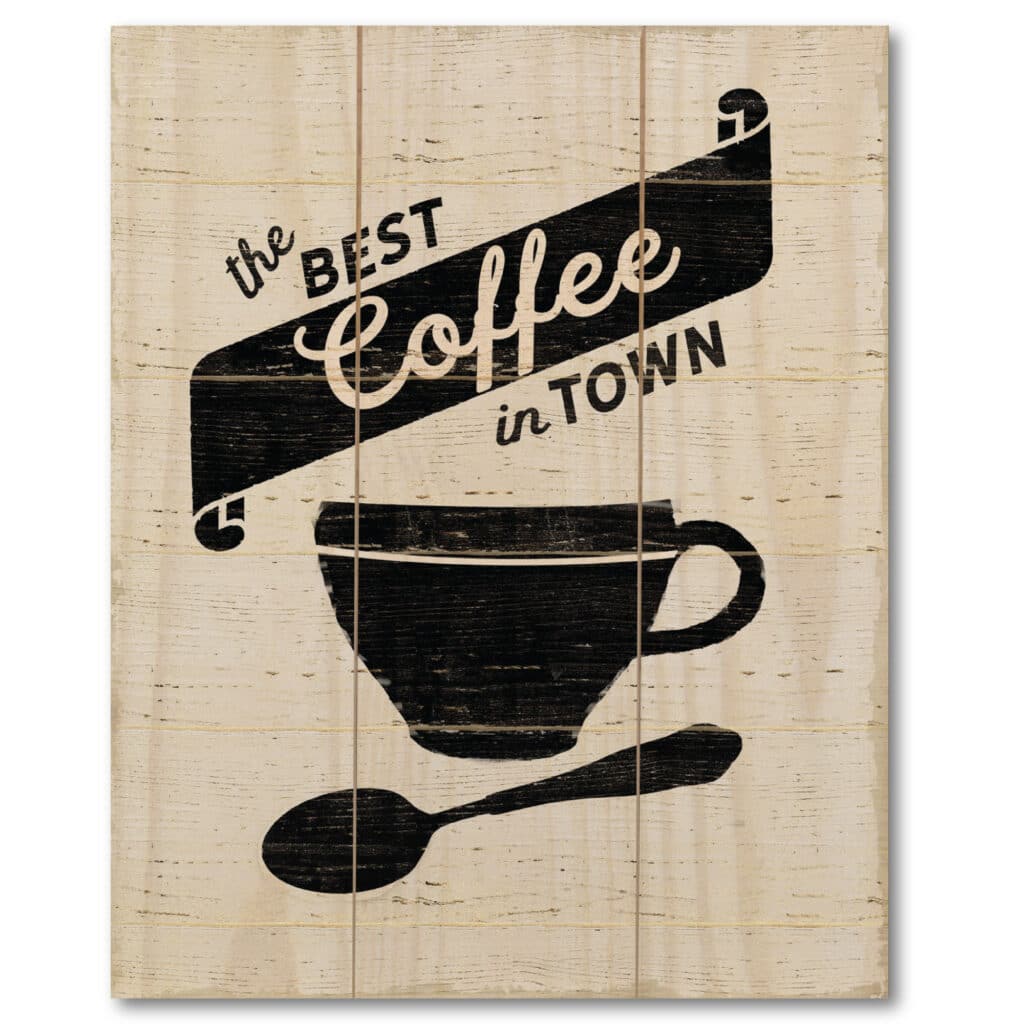 Best Coffee in Town 11″x14″ Art Board
