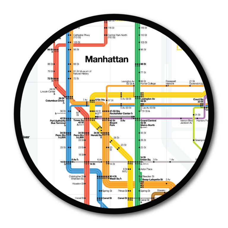 MTA Collection Manhattan Subway Line Artboard