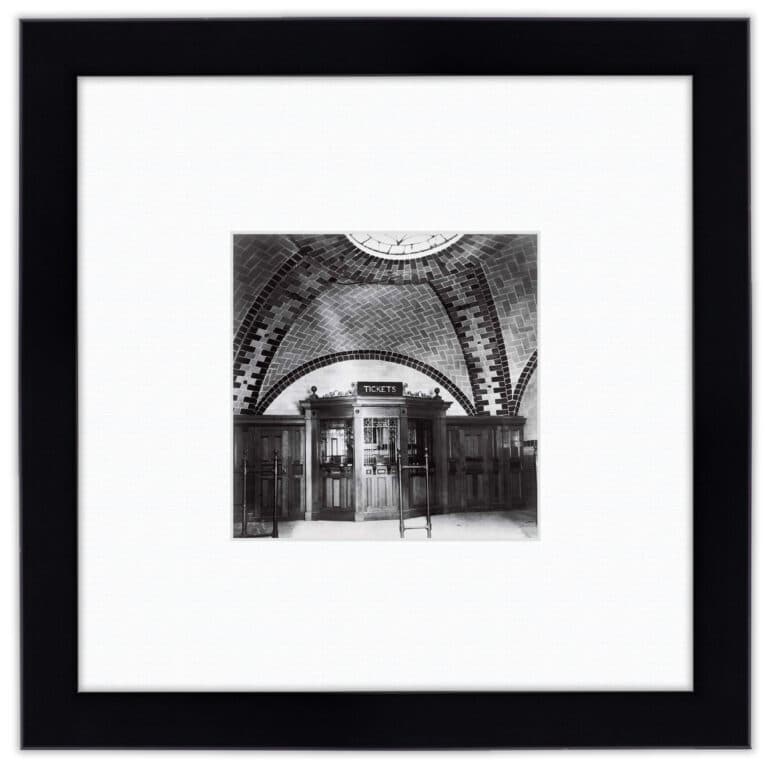 MTA Collection NY Transit Museum  Tcket Booth 12″x12″ Framed and Matted Art