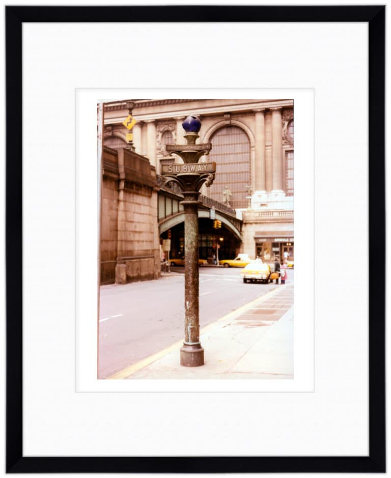MTA Collection Grand Central Terminal Vintage Photo 16″x 20″ Framed and Matted Art