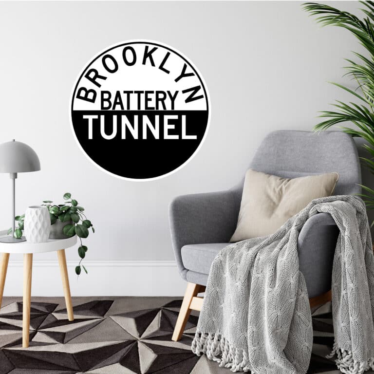 MTA Collection Brooklyn Battery Tunnel Gallery Art Decal