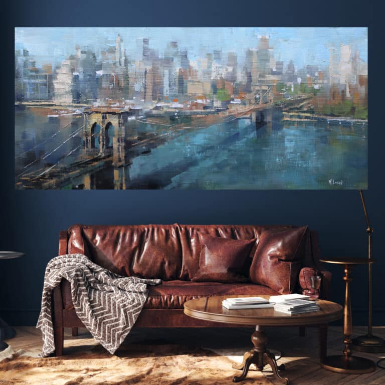 NYC Collection Brooklyn Bridge 45″x 96″ Gallery Art Wall Mural