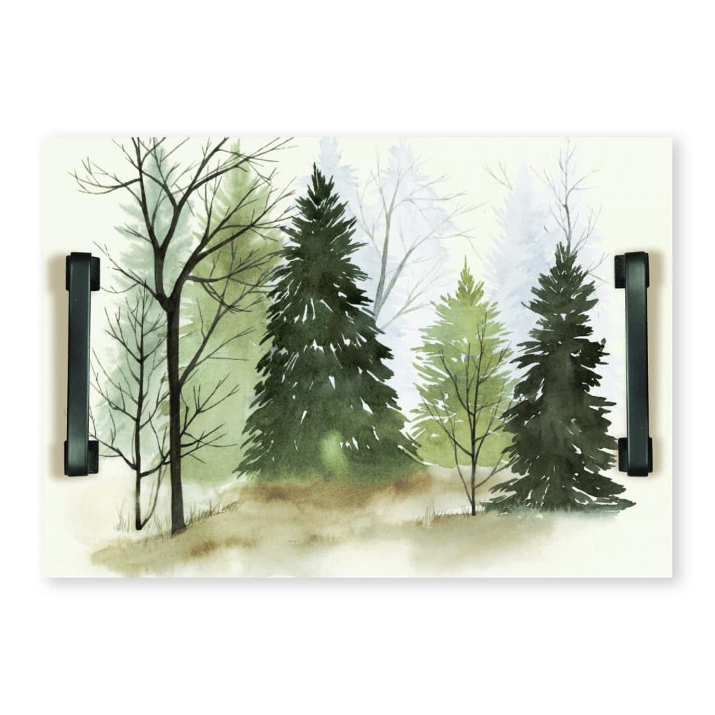 Pine Trees 14″x20″ Indoor/Outdoor Decorative Tray