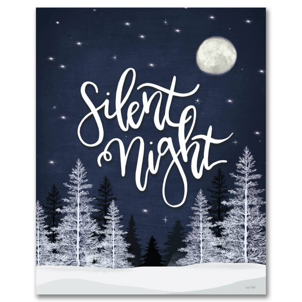 Silent Night Gallery-Wrapped Canvas