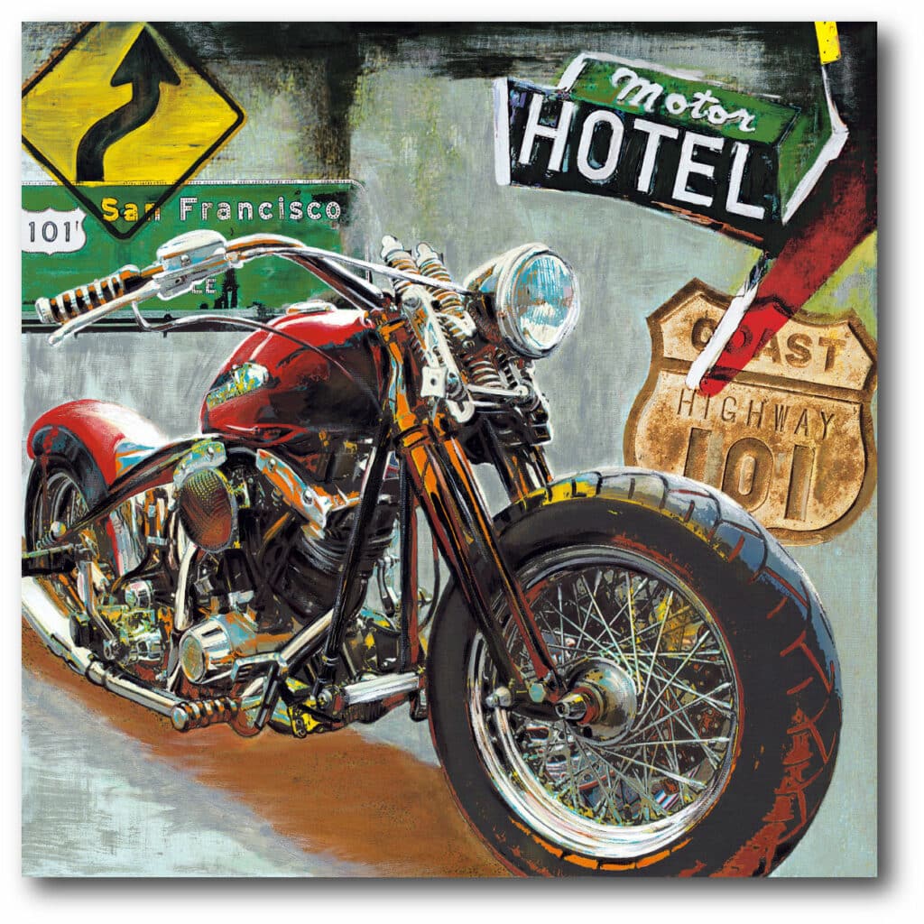Highway 101 Gallery-Wrapped Canvas