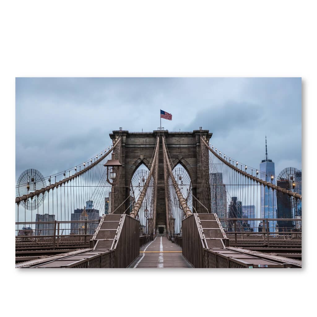 Kent Edwards Brooklyn Bridge Gallery-Wrapped Canvas
